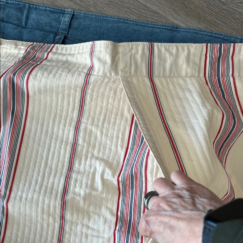 90s SET OF 4 Ralph Lauren - Denim (2)+Striped (2) Pillow Sham Covers Vintage
